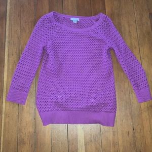 Purple Sweater Loft